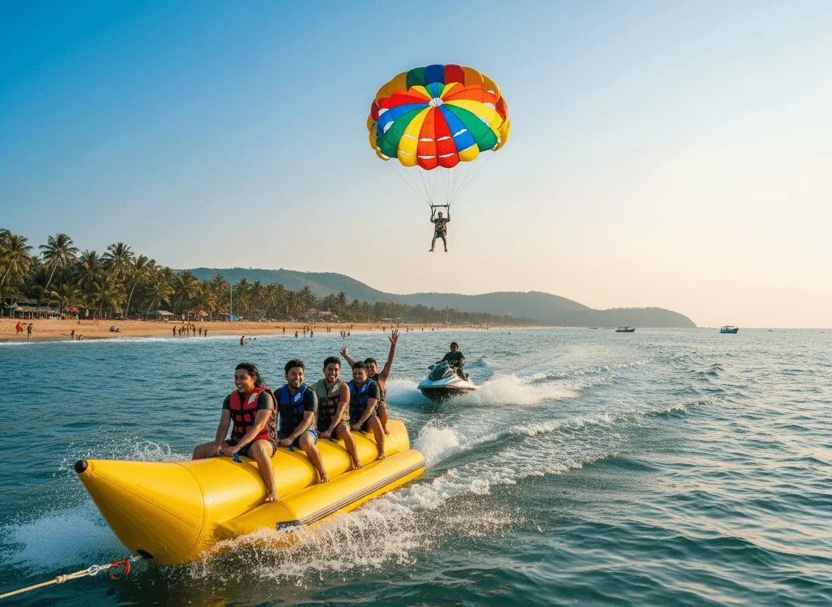 Banana boat ride in Dapoli